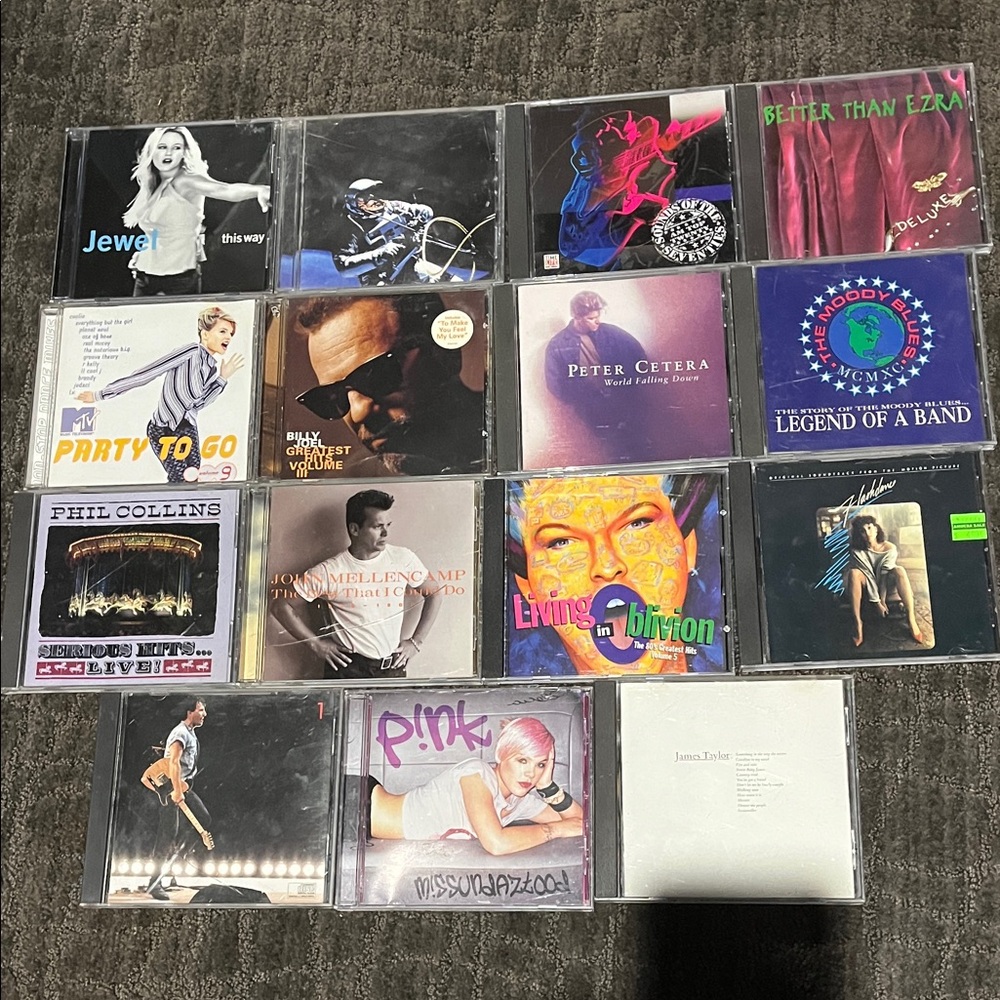 Assorted Music CD Collection
